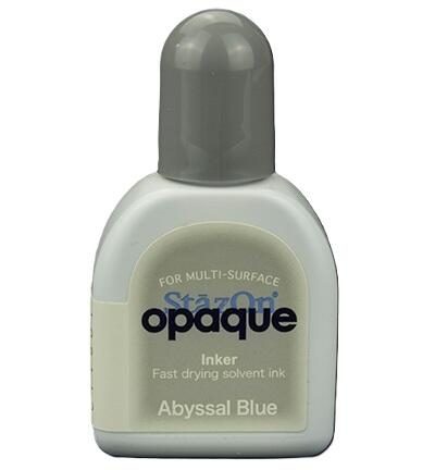 TSUKINEKO StazOn Opaque Solvent Refill 15Ml Abysall Blue Carousel 1