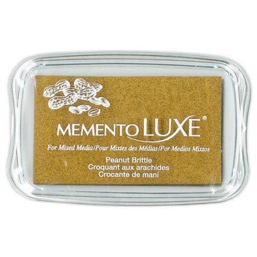 TSUKINEKO Memento Luxe Ink Pad 802 Peanut Brittle Carousel 1