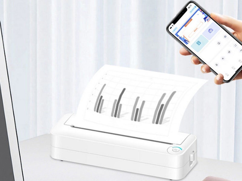 Portable A4 Bluetooth Wireless Thermal Printer Compatible with iOS Android Carousel 3