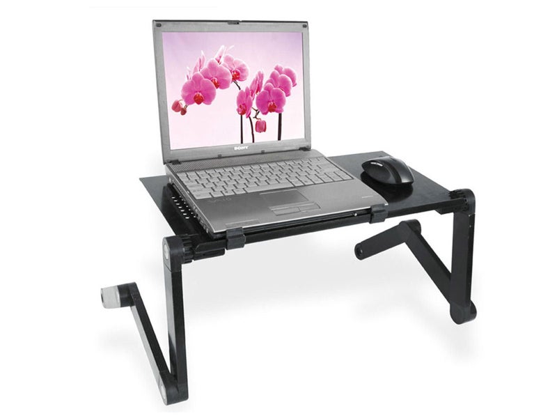 Adjustable Laptop Table with Mouse Pad Carousel 2