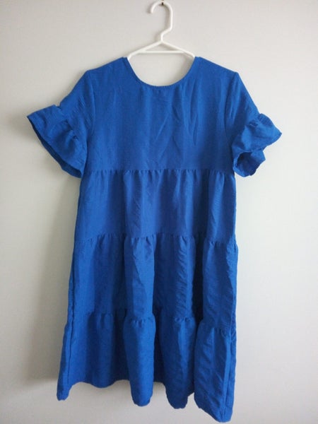 Shein flounce sleeve smock dress S Carousel 1