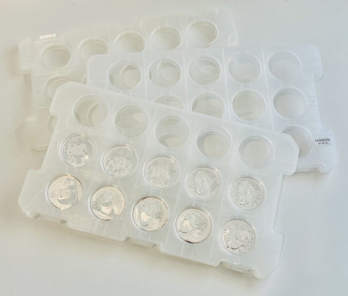 China Mint Official Plastic Coin Holder for Silver Panda (Coin are noy included) Carousel 1