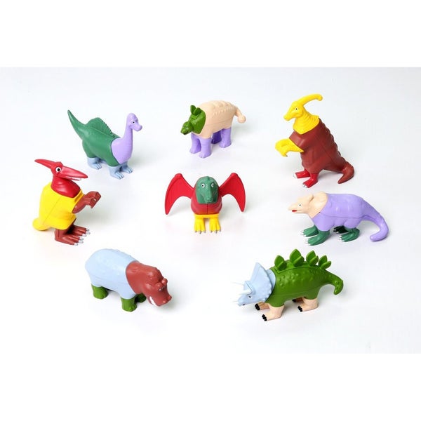 Popular Playthings Magnetic Mini Mix or Match Dinosaur Deluxe Animal Toy Kids 3+ Carousel 2