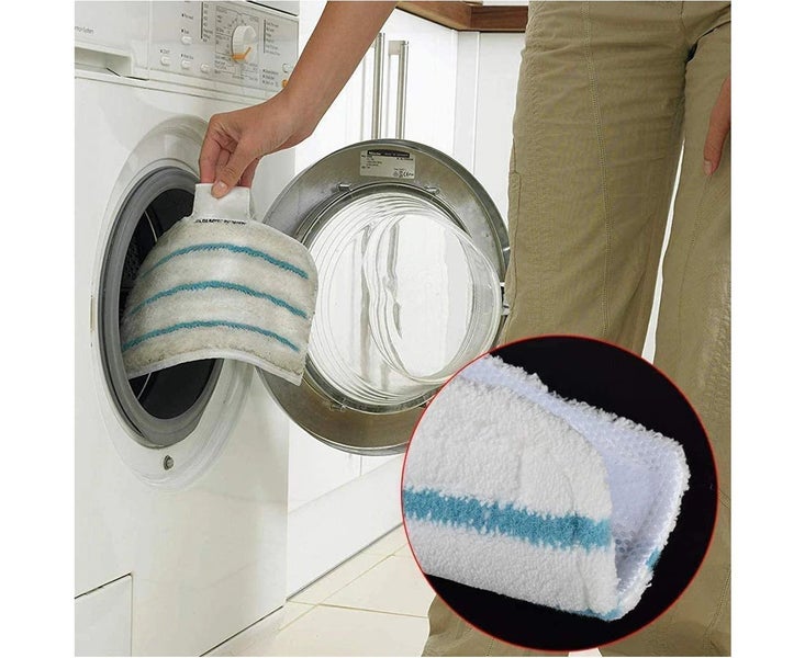 6 Replacement Microfiber Cloths for Black Decker Steam Mop Alternative FSMP20 Carousel 4