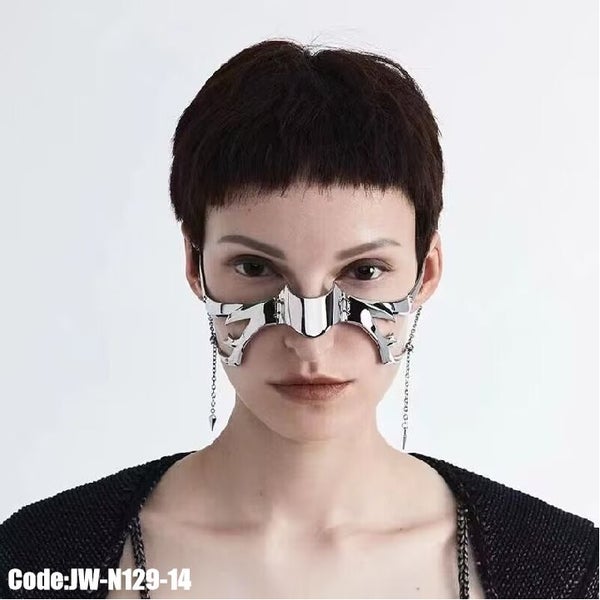 Women's Party Night Dresses Cyber Silver Mask Jewellery *Over Stocked* Carousel 1