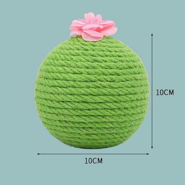 Cactus Cat Scratcher Balls Interactive Tilting Toys for Cats and Kittens Carousel 2