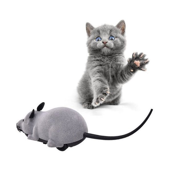 Remote Control Toy for Cats Electric Simulation Animal Toy s-DarkGray Carousel 6