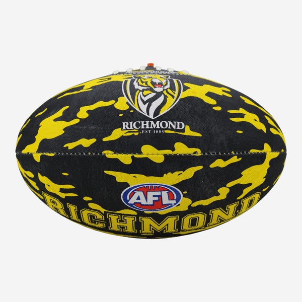 Richmond Tigers AFL Size 5 Camo Synthetic Footy Football Carousel 3