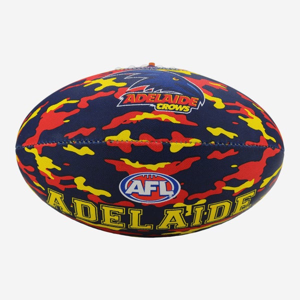 Adelaide Crows AFL Size 5 Camo Synthetic Footy Football Carousel 2