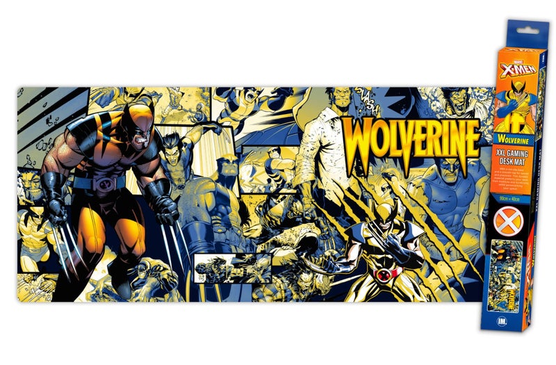 Marvel Comics Wolverine X Men XXL Gaming Computer Desk Mat Carousel 1