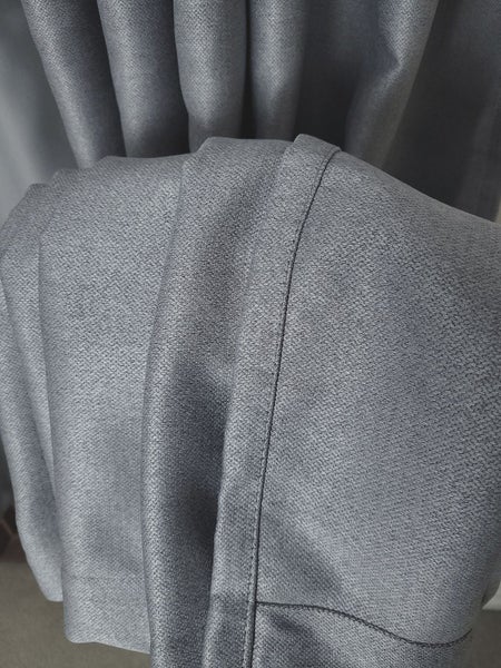 Readymade Blockout Box Pleat Curtains *A PAIR* 2m width x 2.2m drop63615895462146112