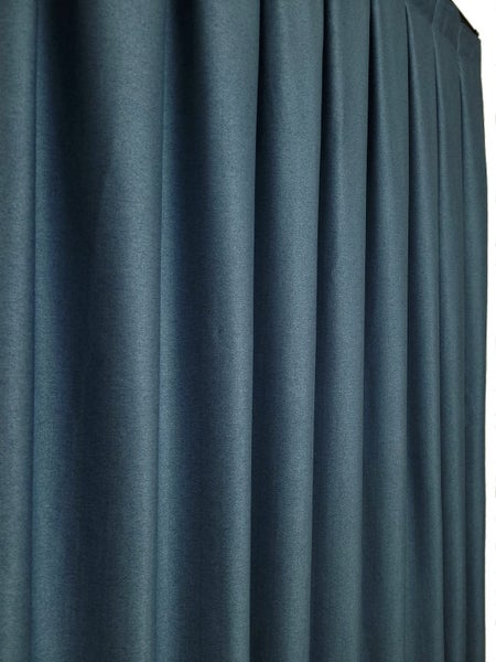 *A PAIR* Readymade Blockout Box Pleat Curtains 2.8m width x 2.4m drop Carousel 2