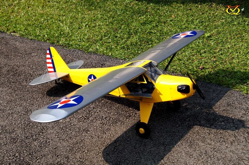 VQ Model Piper J-3 Cub U.S Army EP/GP 46 Size ARF **NEW IN BOX** Carousel 1
