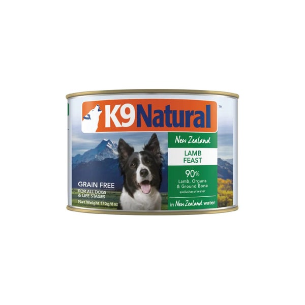 K9 Natural dog Lamb Can170g Carousel 1