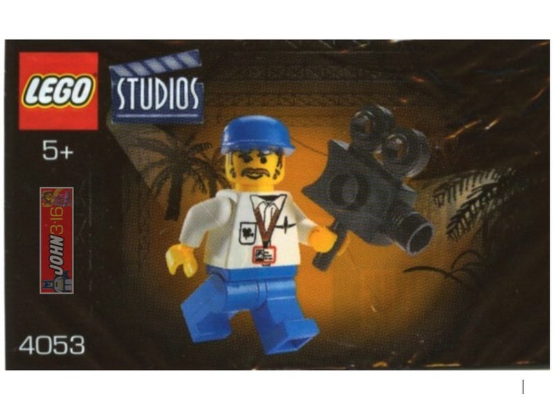 AWESOME LEGO STUDIOS MINIFIGURE - CAMERAMAN (WITH BONUS TV CAMERA ACCESSORY!) Carousel 2