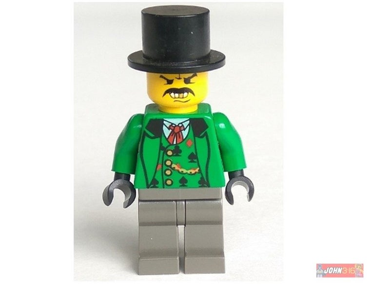 AWESOME LEGO 1996 WESTERN COWBOYS MINIFIGURE - STYLISH BANDIT (DEWEY CHEATUM) Carousel 1