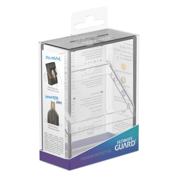 Ultimate Guard Boulder Deck Case 40+ Standard Size Transparent Carousel 1
