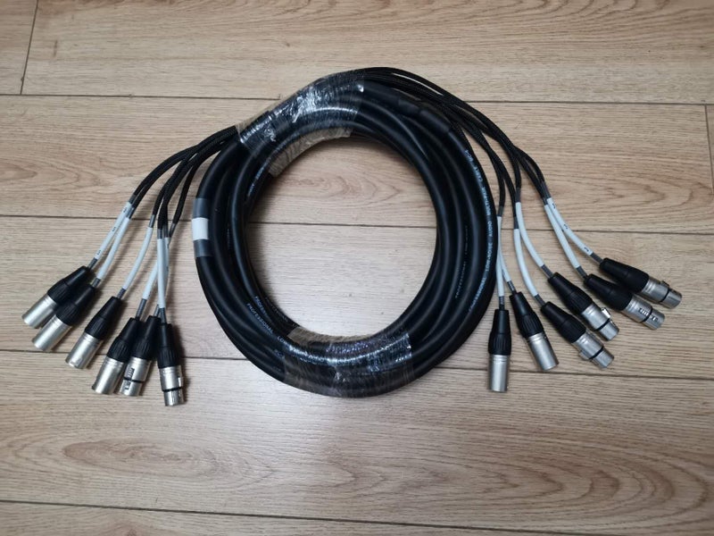 15M 6 Channel(4+2) XLR Patch Snake cable Carousel 1