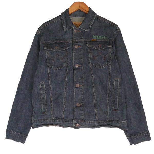 Wrangler Retro NDSU Denim Trucker Jacket Medium Carousel 1