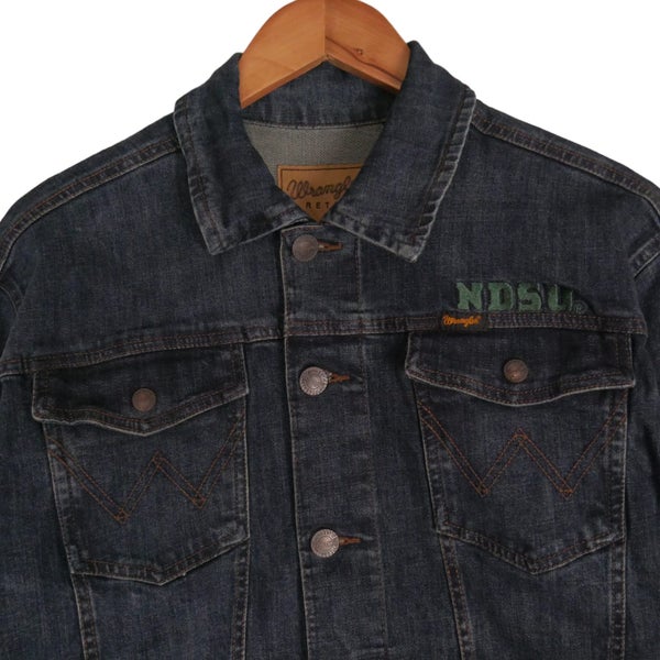 Wrangler Retro NDSU Denim Trucker Jacket Medium Carousel 2