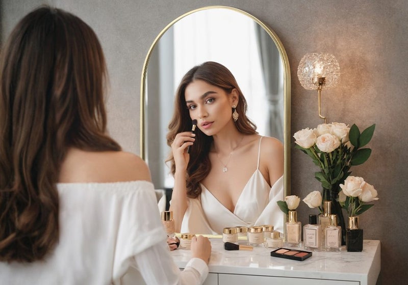 Wall Mounted Mirror Carousel 1