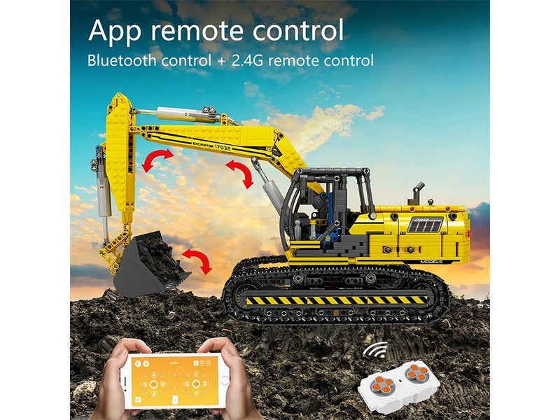 Excavators Building Kits Construction Vehicles Model Gift Toy for Kids or Adult Carousel 2