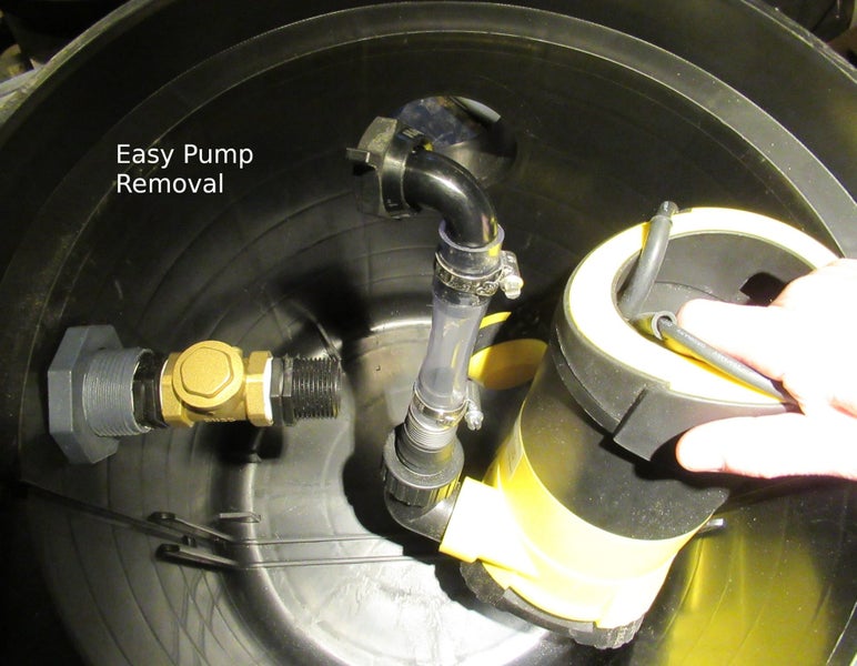 drainage sump with pump Carousel 10