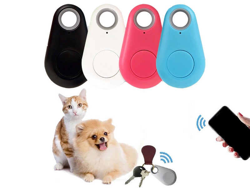4Pcs USB Rechargable Bluetooth Smart GPS Tracker Key Finder Anti Lost Alarm Carousel 1