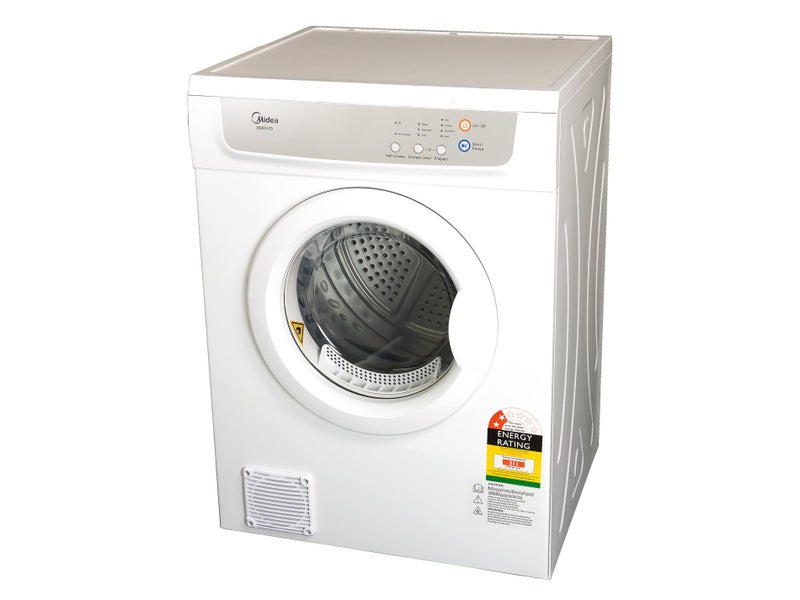 7kg Vented Tumble Dryer - 4 Programs - White MIDEA Carousel 1