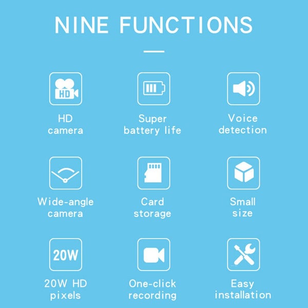 Y2000 Mini Camera Portable Mini Camera Camcorder 30fps for Outdoor Sports Carousel 5