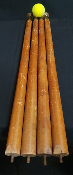 GENUINE RETRO TIMBER TABLE LEGS X 4 Carousel 15