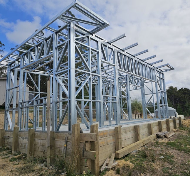 4.5m x 7m - cabin sleepout frame kit - internal footprint is just under 30m2 Carousel 2