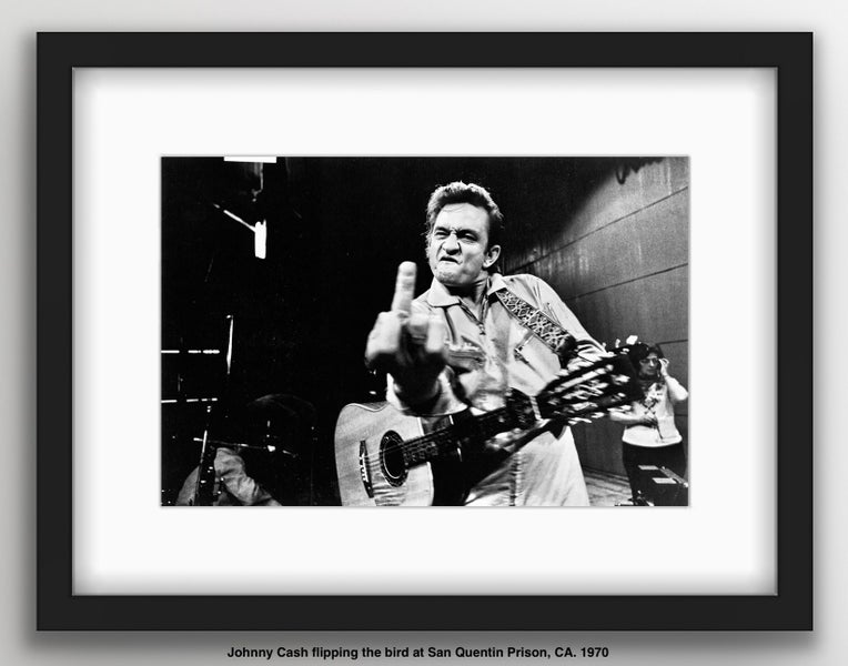 Johnny Cash | San Quentin Prison 1970 | Framed Photo 1/10 Carousel 2