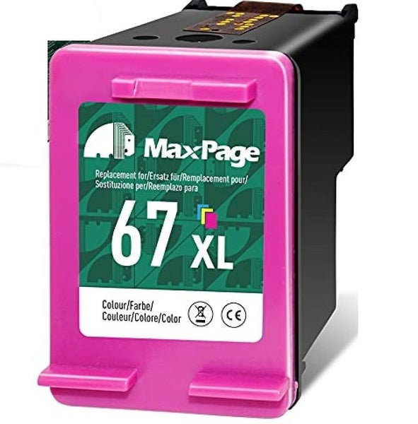 Refurbished HP 67XL HP 67 XL Colour Ink Cartridge High Yield Carousel 1