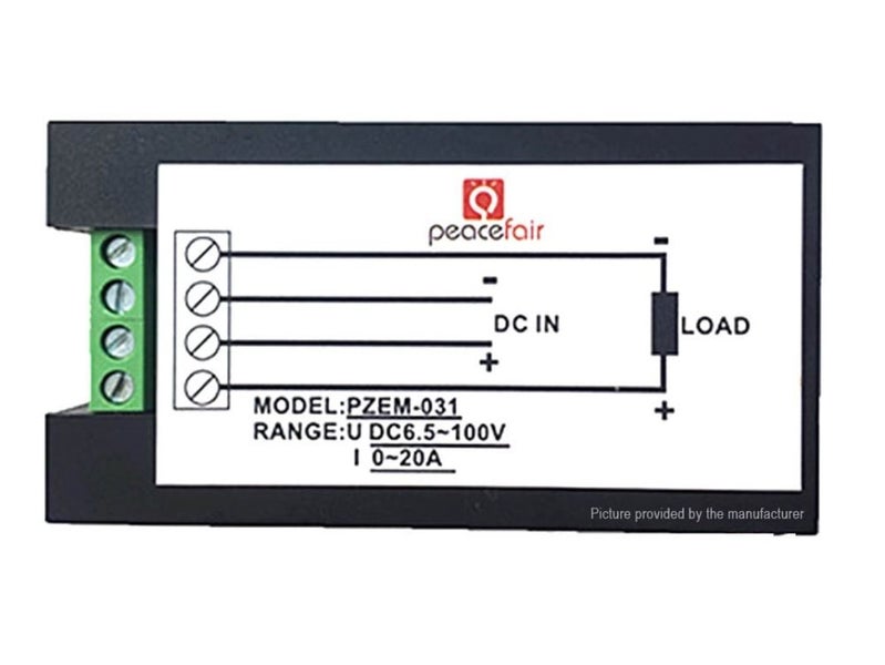 Power, Voltage, Current, Energy DC6.5 - 100V 20A 50A and 100A Carousel 2