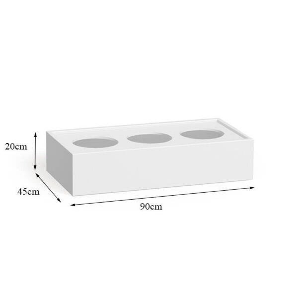 Office Metal Plant Box Planter 900mm Carousel 2