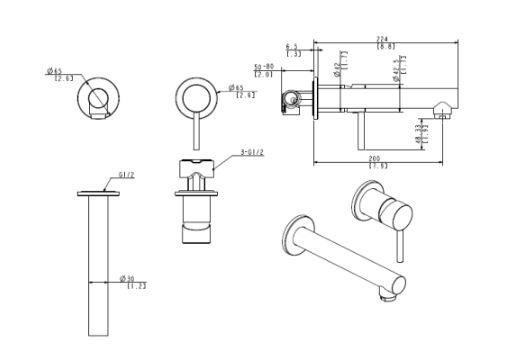 BATH MIXER TAP Carousel 2