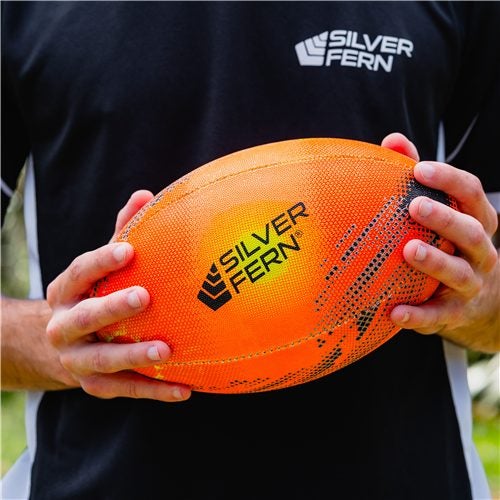 SILVER FERN ASTRO RUGBY BALL ORANGE SIZE 2.5 Carousel 2