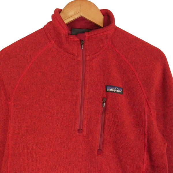 Patagonia Better Fleece Red Half Zip Jumper Medium Carousel 2