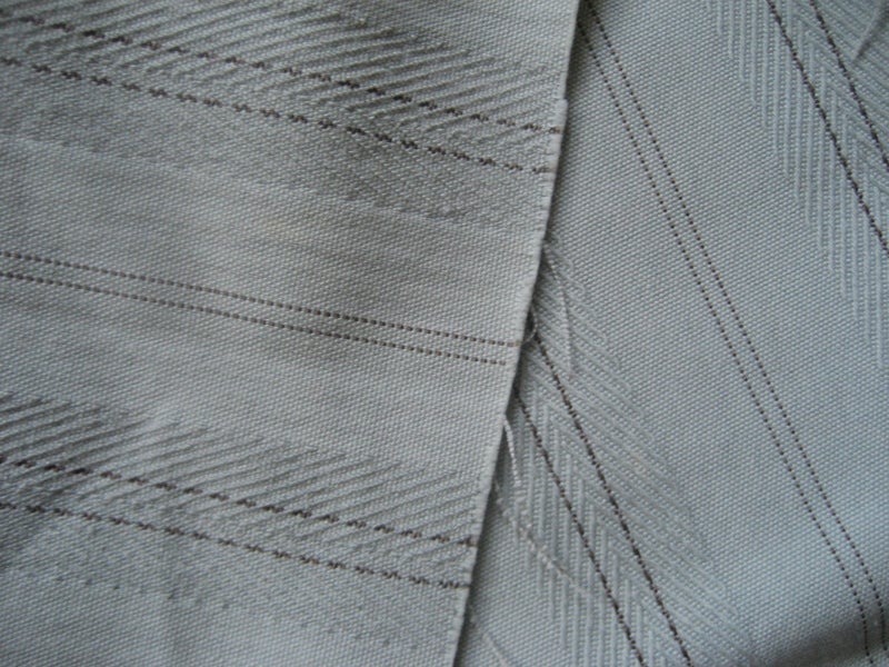 POLYESTER Stretch Gabardine SEWING FABRIC Stripe MATERIAL 2.4m x 135cm Carousel 4