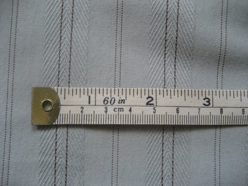 POLYESTER Stretch Gabardine SEWING FABRIC Stripe MATERIAL 2.4m x 135cm Carousel 2