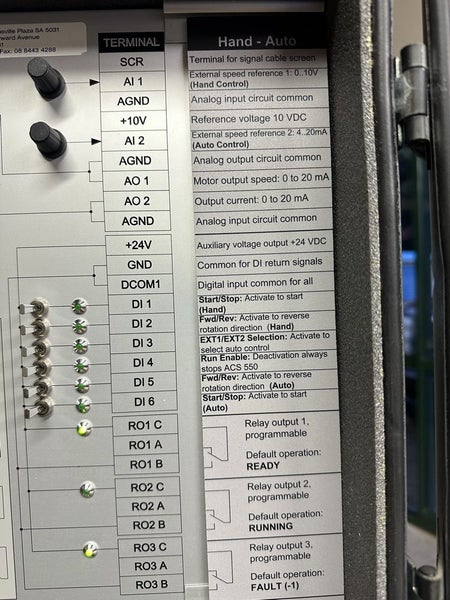 ABB ACS550 Demo Case Speed controller/Soft start Carousel 2