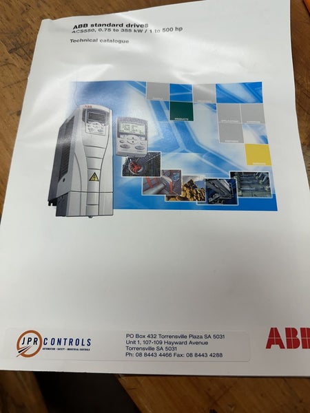 ABB ACS550 Demo Case Speed controller/Soft start Carousel 19