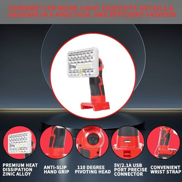 New LED Work Light fits Milwaukee M18 Battery Sale Sale Carousel 2