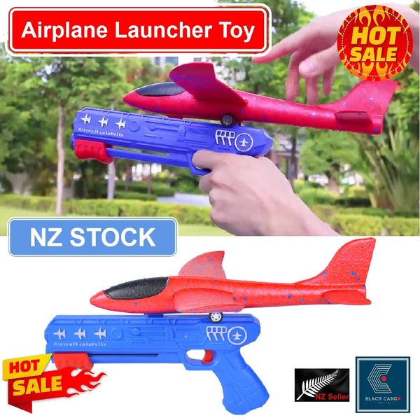 Brand New Foam Glider Plane Airplane Launcher Outdoor Sport Toy *Sale NOW* Carousel 2