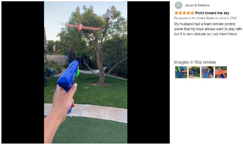 NEW new Glider Foam Airplane Launcher Toys Outdoor Sport*Hot SALE Carousel 2