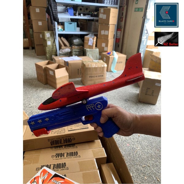 Brand New Foam Glider Plane Airplane Launcher Outdoor Sport Toy *Sale NOW* Carousel 1