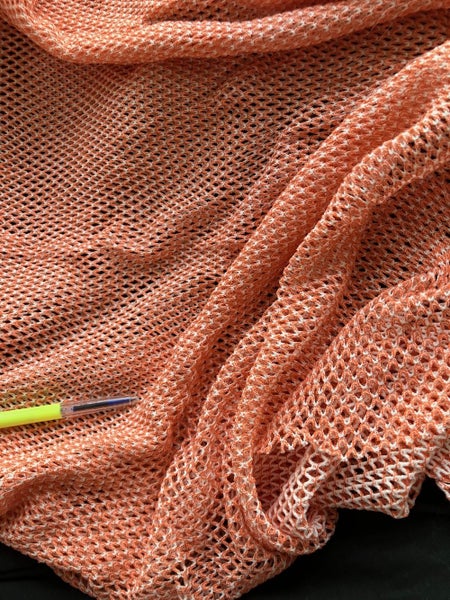 Orange & White mesh knit 1.4m Carousel 1