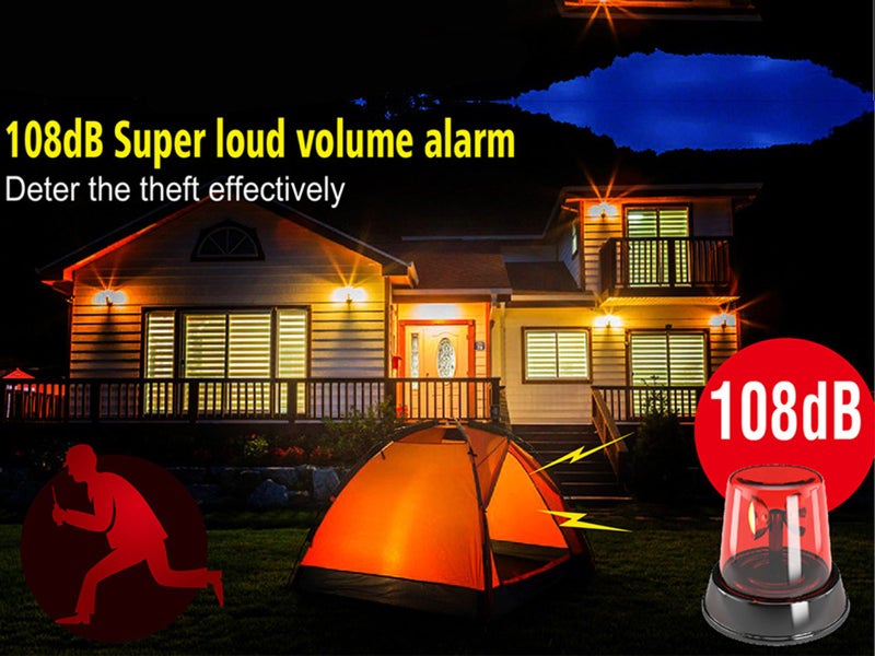 4 in 1 Magnetic Door Window Intrude Detector Wireless Security Alarm Carousel 5