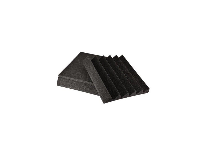 12Pcs Studio Acoustic Foam Sound Absorbtion Proofing Panel Soundproof Black Carousel 2
